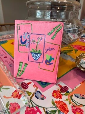 Hand Painted Mahjong Card Folio